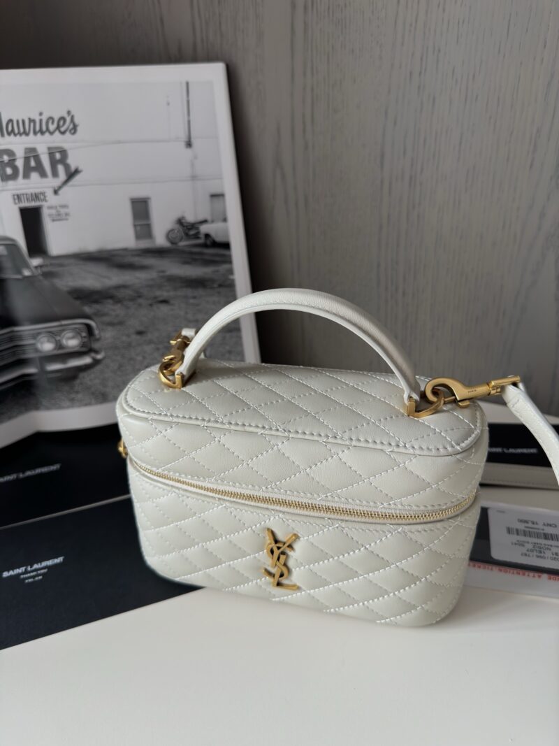 YSL GABY vanity bag in lambskin White - Image 5