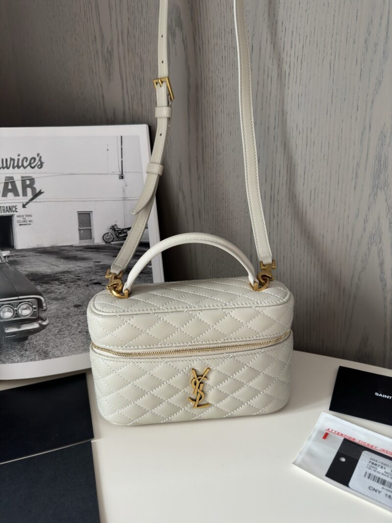 YSL GABY vanity bag in lambskin White - Image 9