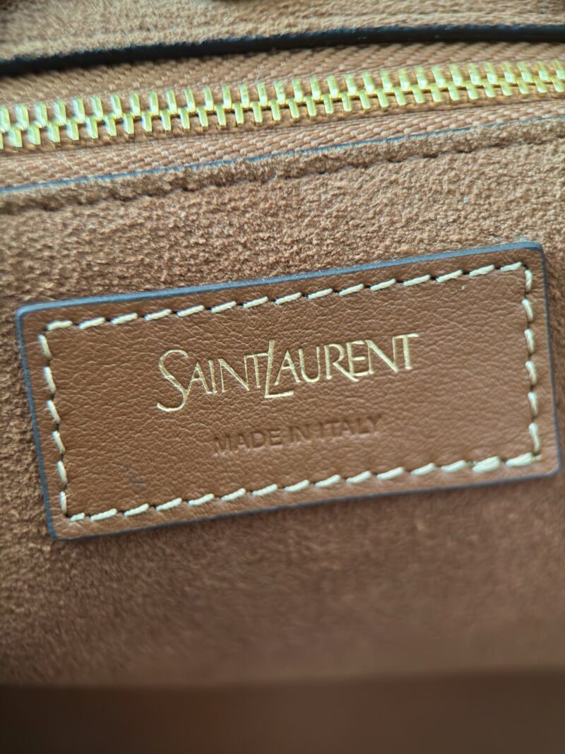 YSL Y TOTE IN LEATHER Brown - Image 2