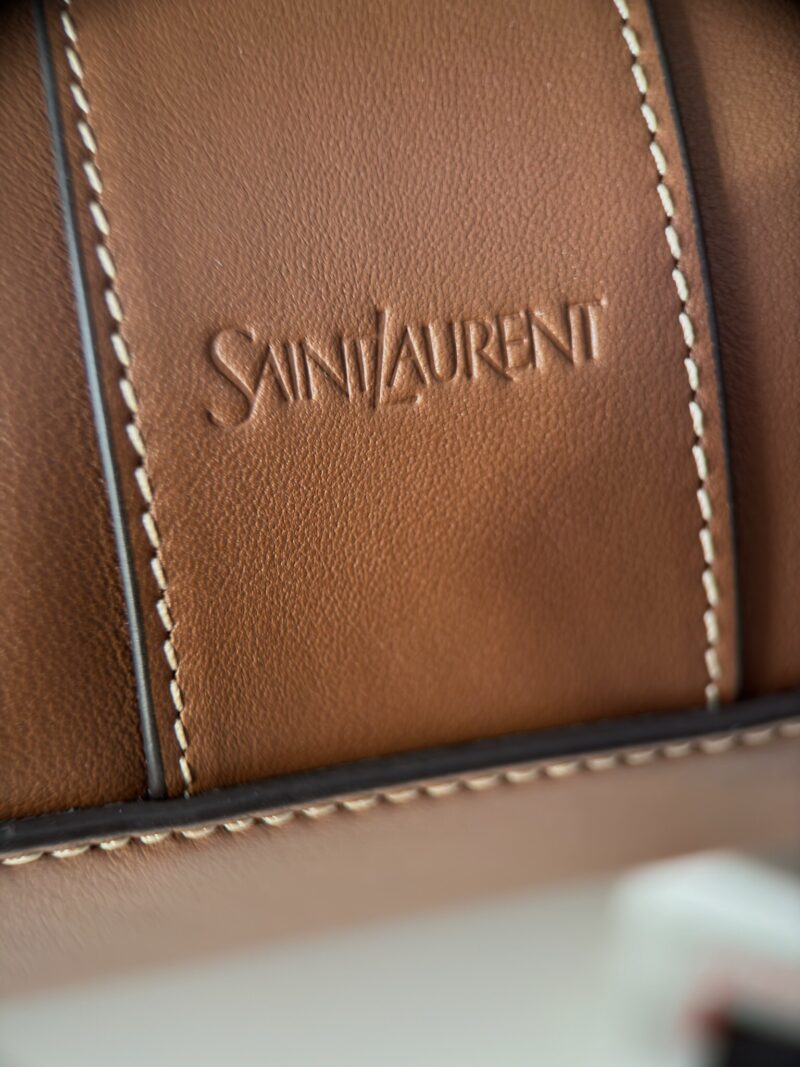 YSL Y TOTE IN LEATHER Brown - Image 5