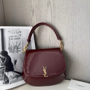 Replica YSL VOLTAIRE Top Handle in Patent Leather – Luxury YSL Handbag