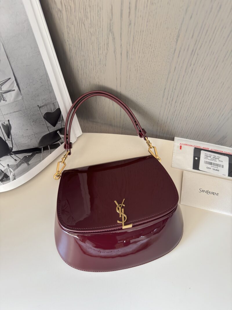 Ysl VOLTAIRE TOP HANDLE in patent leather - Image 4