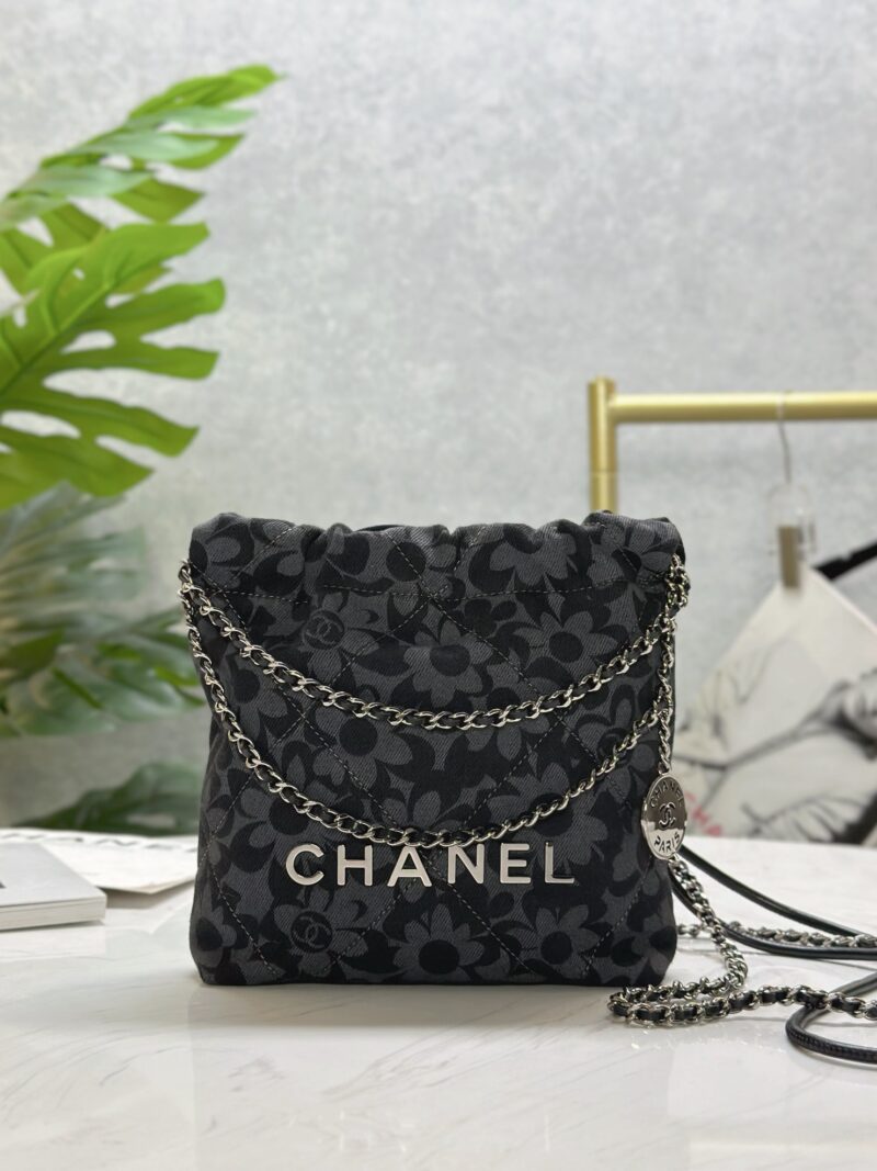 Replica Chanel 22 Mini Handbag Print Denim – Trendy Replica Chanel Bags for Women