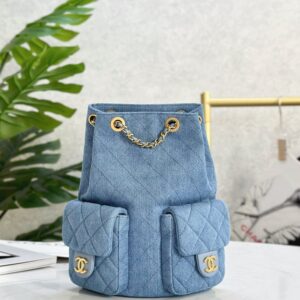 Replica Chanel 25C Denim Backpack – Stylish and Practical Replica Chanel Bags for Women