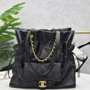 Replica Chanel 25C Tote Black – Elegant and Spacious Replica Chanel Bags for Women