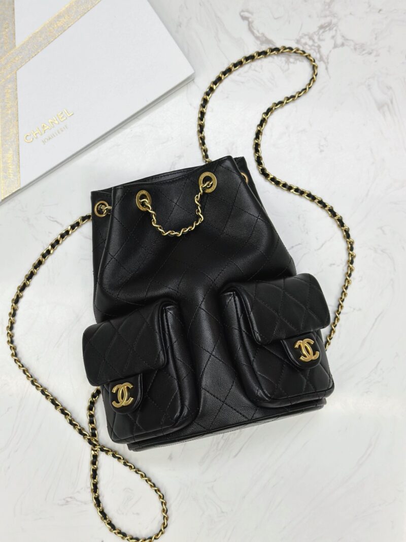 Chanel 25C Backpack Black - Image 3