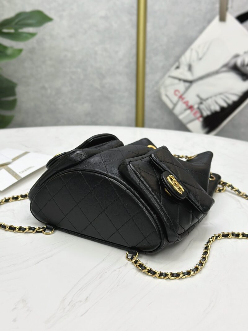 Chanel 25C Backpack Black - Image 4