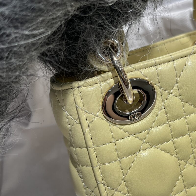 Lady Dior Micro Bag Yellow - Image 3