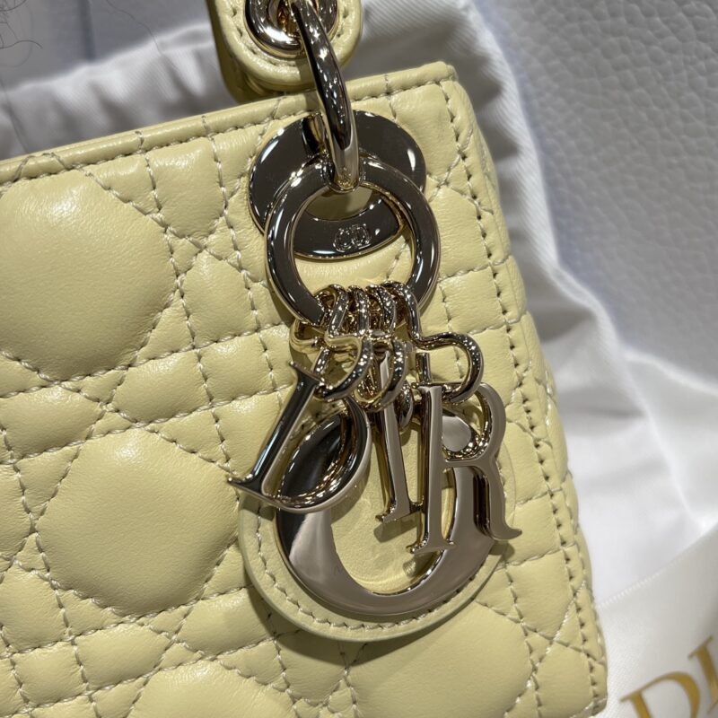 Lady Dior Micro Bag Yellow - Image 4