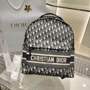 Replica Dior Travel Backpack Blue Dior Oblique Jacquard – Replica Dior Backpack