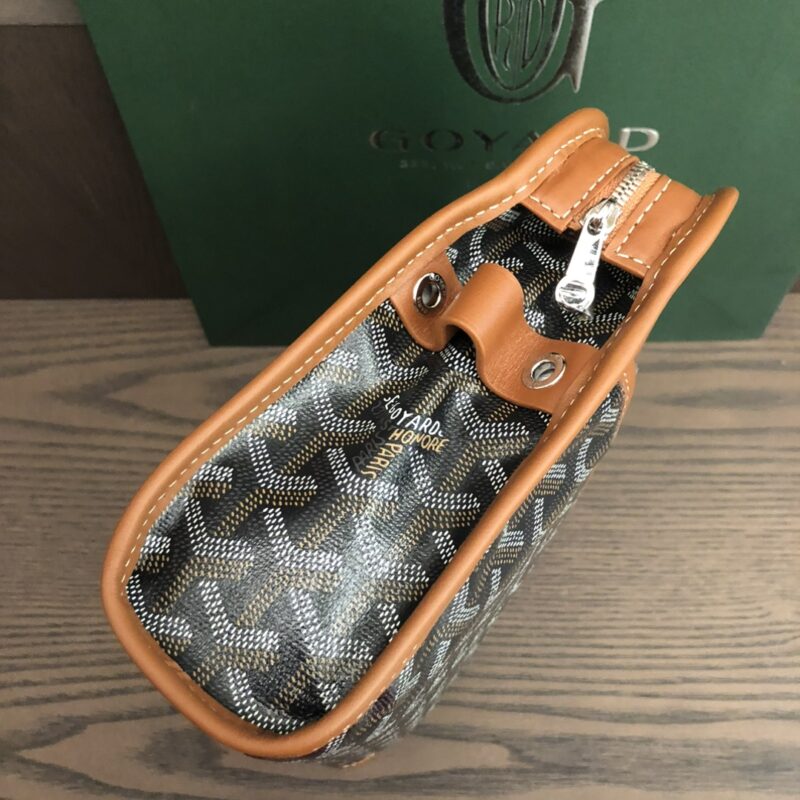 Goyard Jouvence MM Toiletry Bag Black & Tan - Image 6