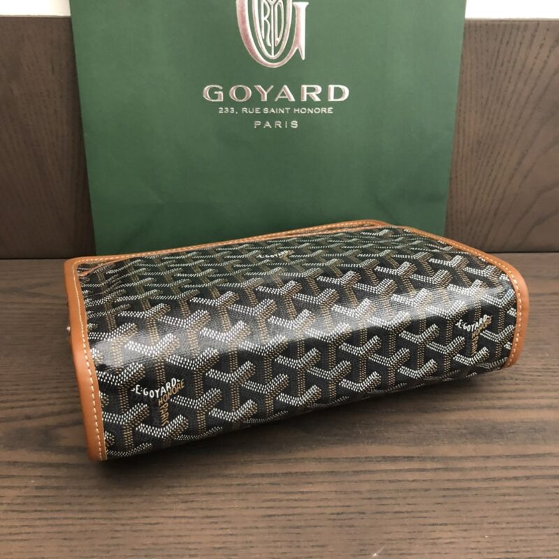 Goyard Jouvence MM Toiletry Bag Black & Tan - Image 8