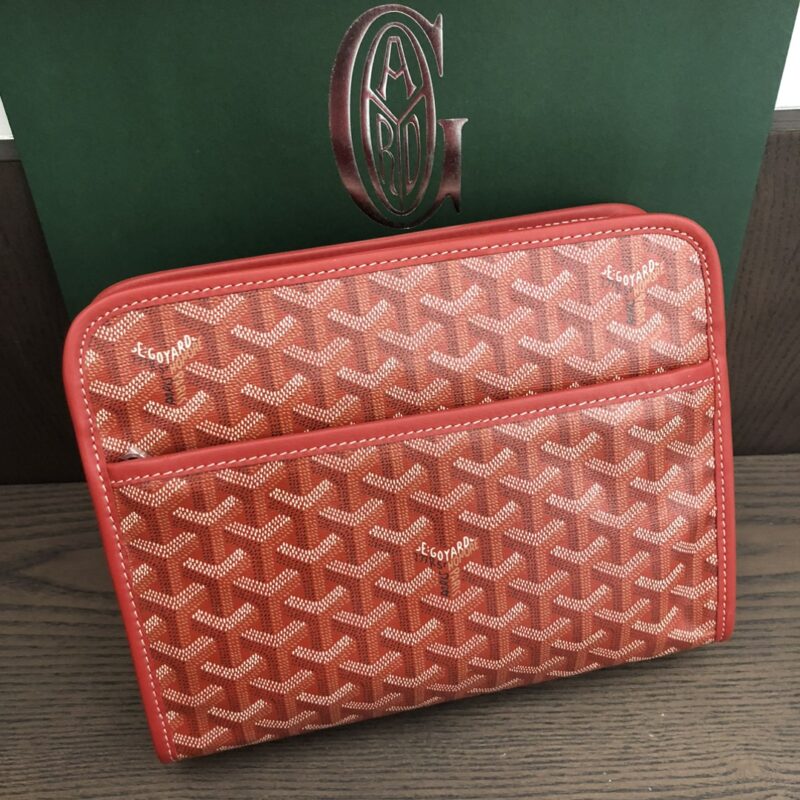 Goyard Jouvence MM Toiletry Bag Red - Image 6