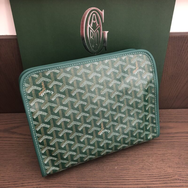 Goyard Jouvence MM Toiletry Bag Green - Image 8