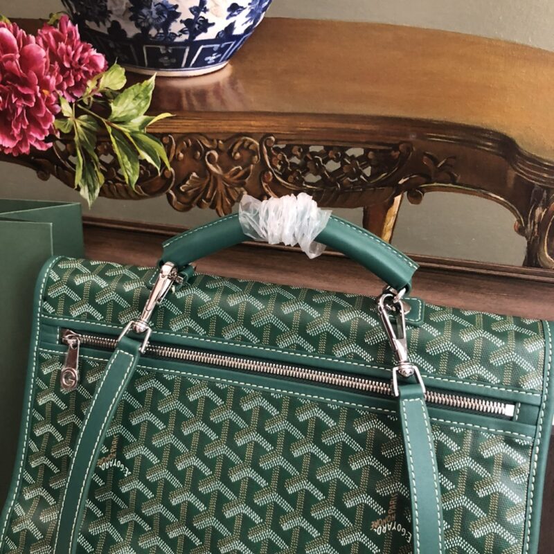 Goyard Saint Léger Backpack Green - Image 3