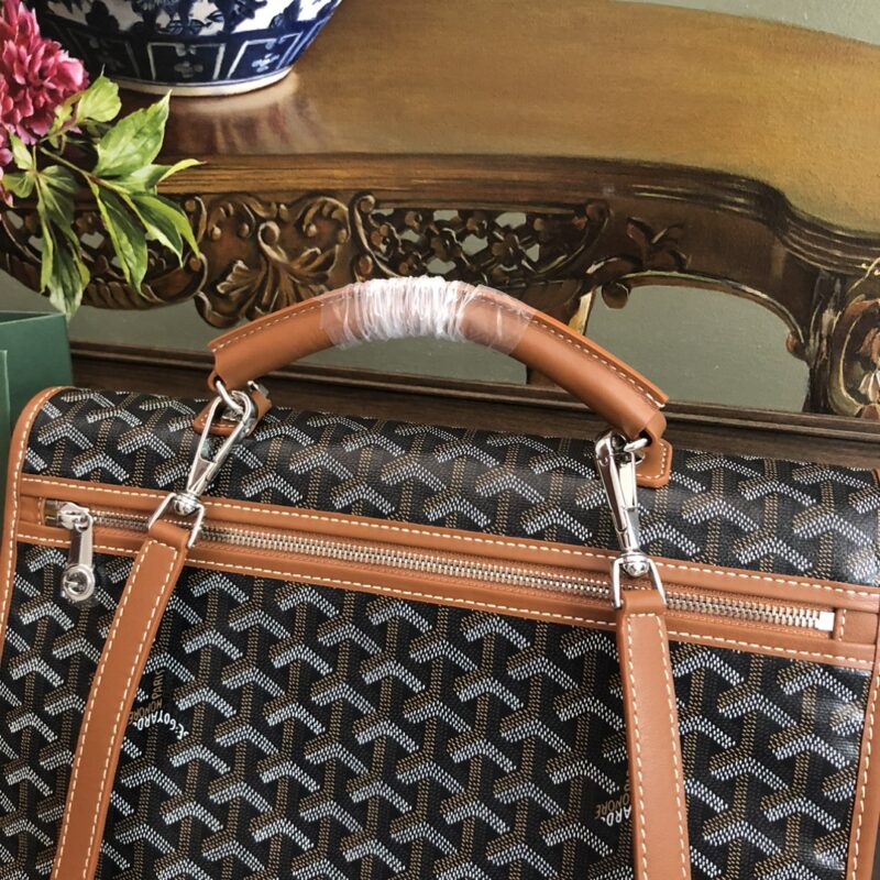 Goyard Saint Léger Backpack Tan - Image 4