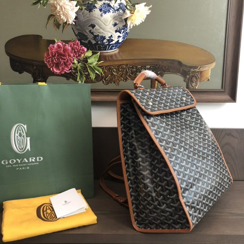 Goyard Saint Léger Backpack Tan - Image 6