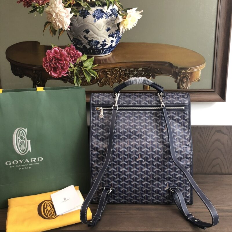 Goyard Saint Léger Backpack Navy Blue - Image 2