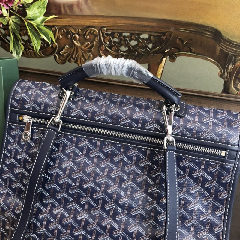 Goyard Saint Léger Backpack Navy Blue - Image 7