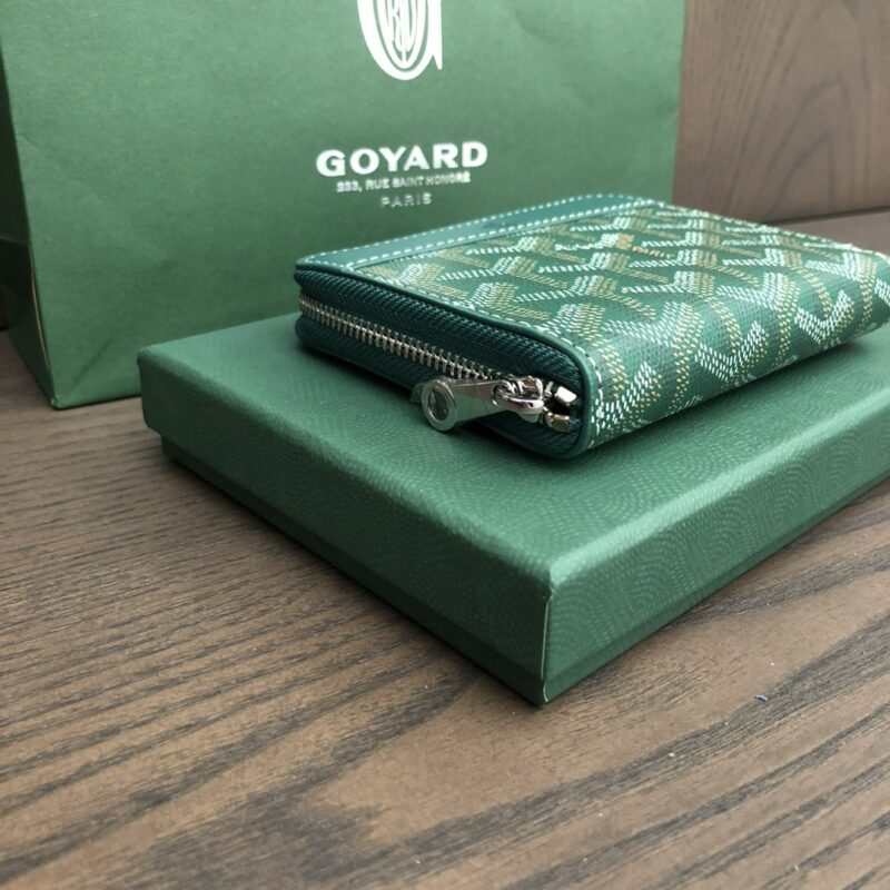 Goyard Matignon Mini Wallet Green - Image 5