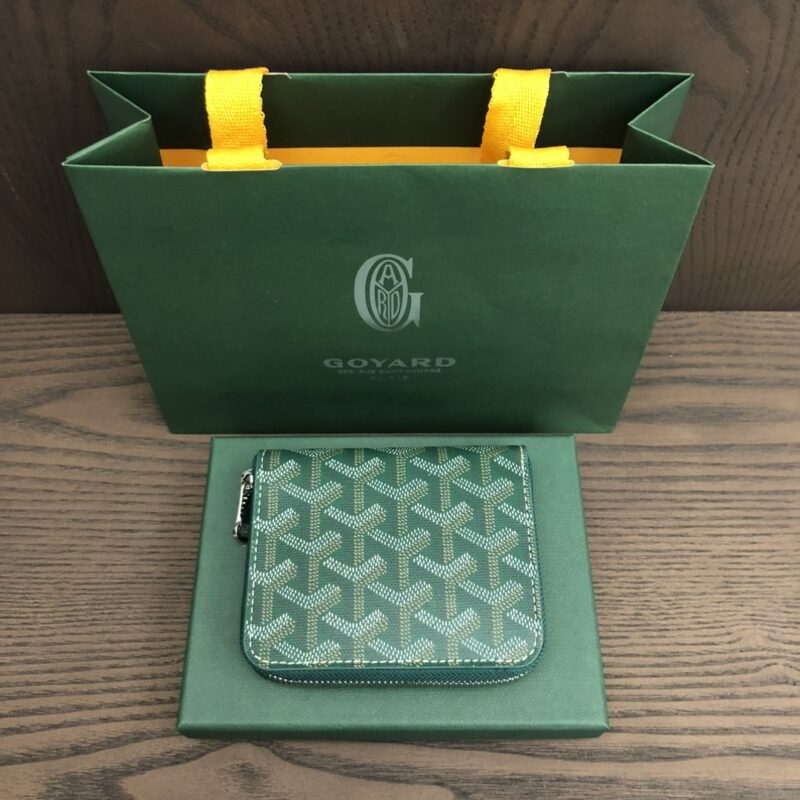 Goyard Matignon Mini Wallet Green - Image 6