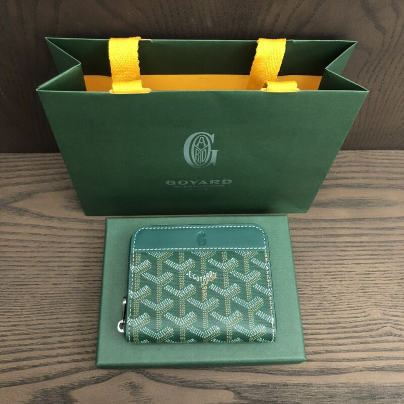 Goyard Matignon Mini Wallet Green - Image 7