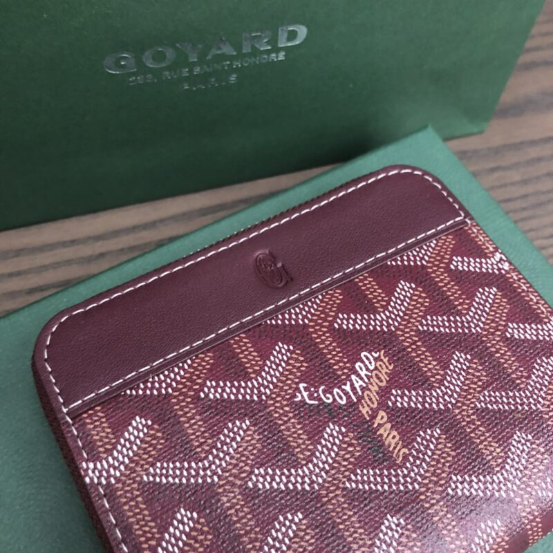 Goyard Matignon Mini Wallet Burgundy - Image 3