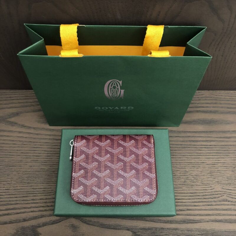 Goyard Matignon Mini Wallet Burgundy - Image 5