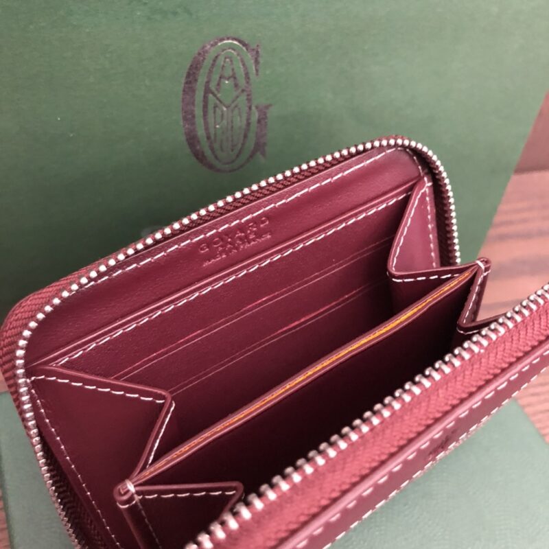 Goyard Matignon Mini Wallet Burgundy - Image 6