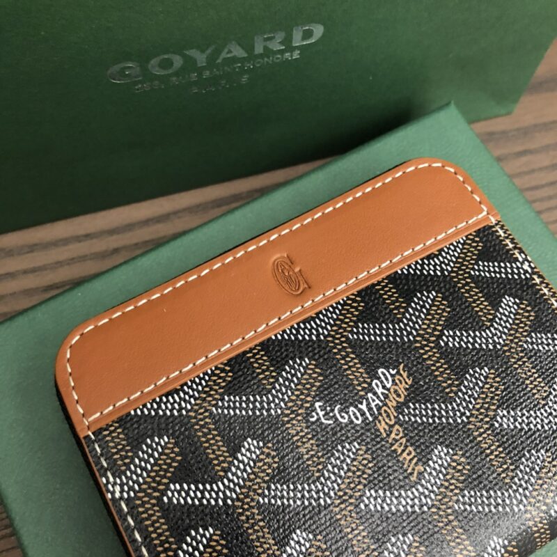 Goyard Matignon Mini Wallet Black & Tan - Image 4