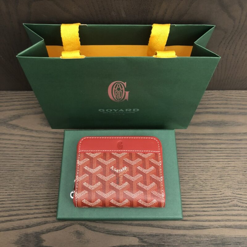 Replica Goyard Matignon Mini Wallet Red – Designer Replica Wallet