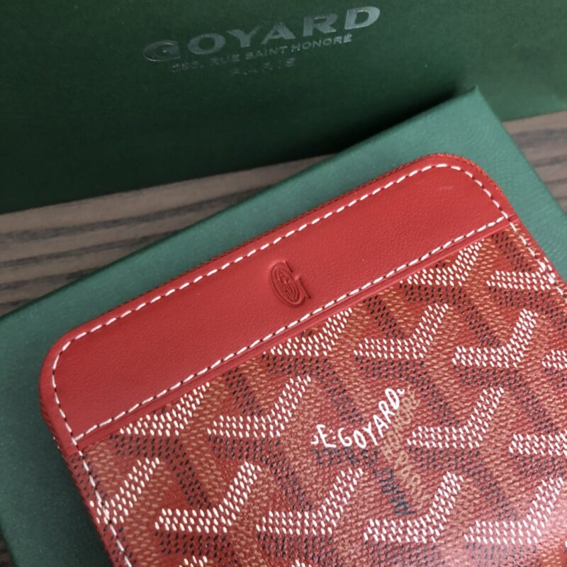 Goyard Matignon Mini Wallet Red - Image 4