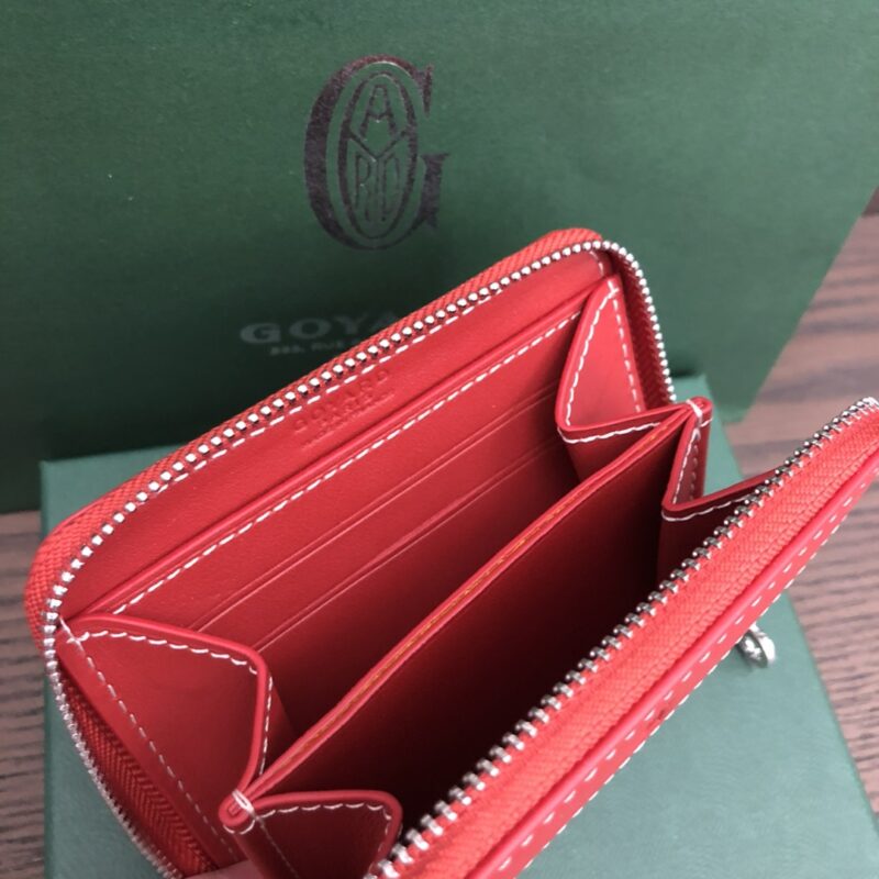 Goyard Matignon Mini Wallet Red - Image 5