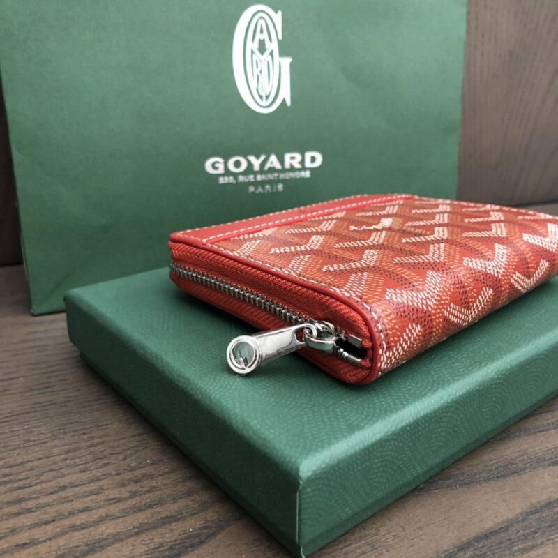 Goyard Matignon Mini Wallet Red - Image 6