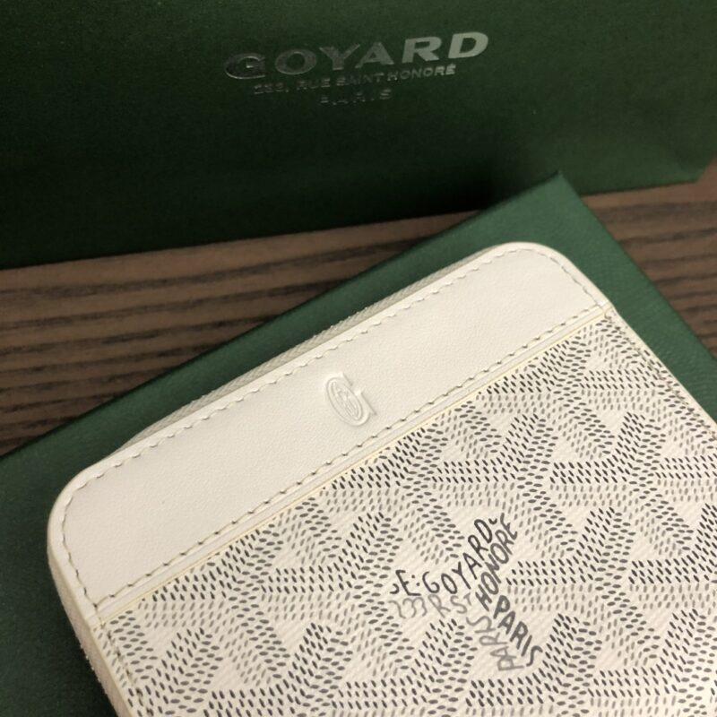 Goyard Matignon Mini Wallet White - Image 4