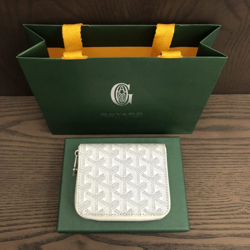 Goyard Matignon Mini Wallet White - Image 5