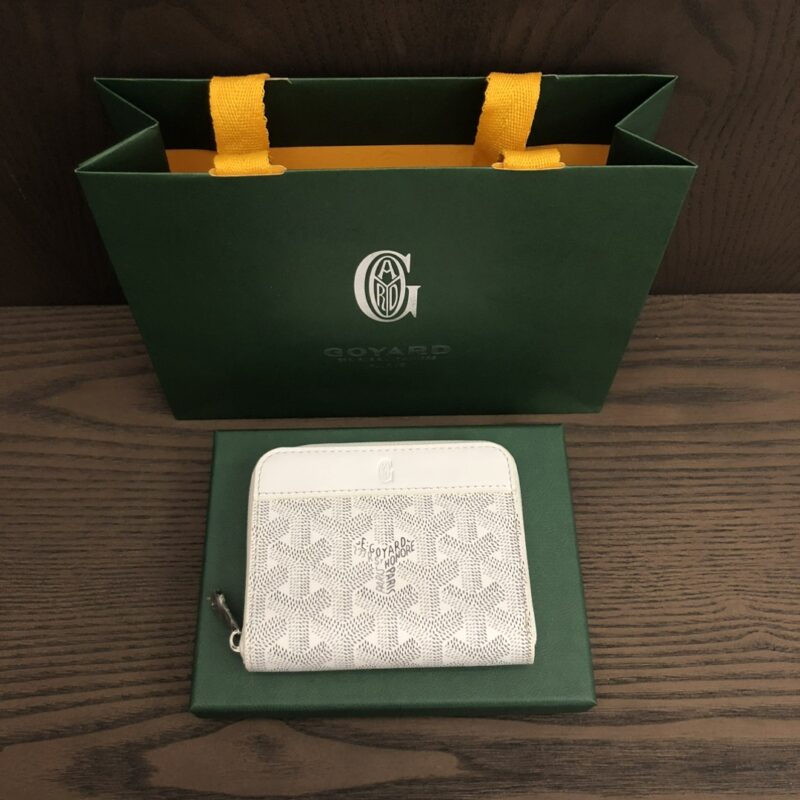 Replica Goyard Matignon Mini Wallet White – Designer Replica Wallet