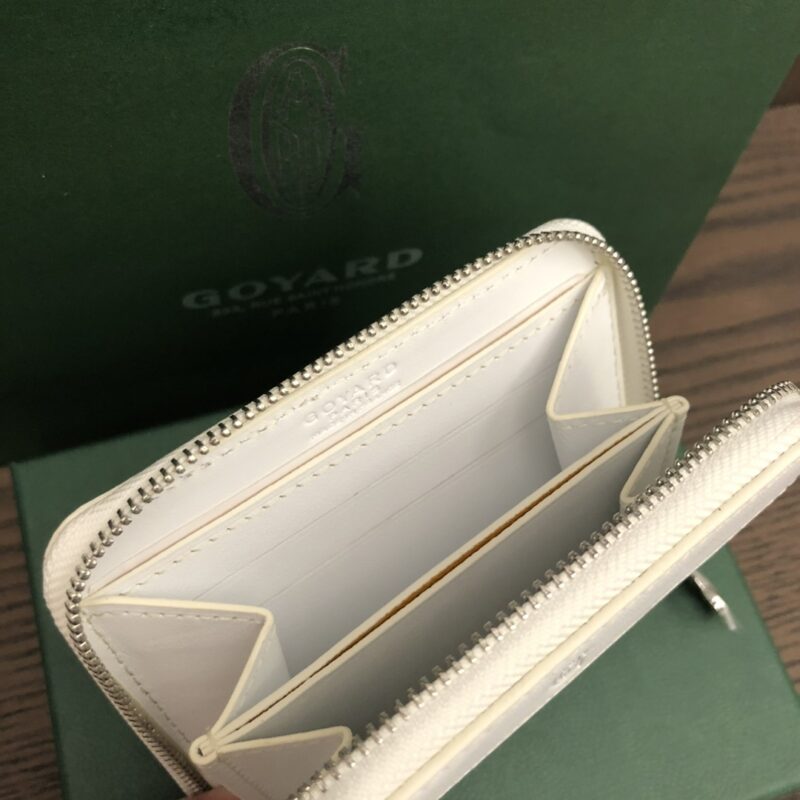 Goyard Matignon Mini Wallet White - Image 6