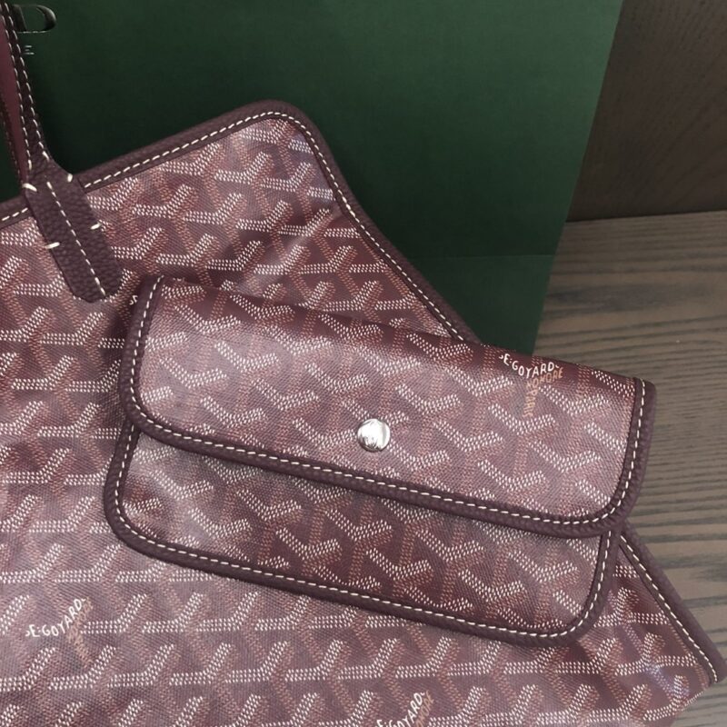 Goyard Hardy PM Bag Burgundy - Image 3