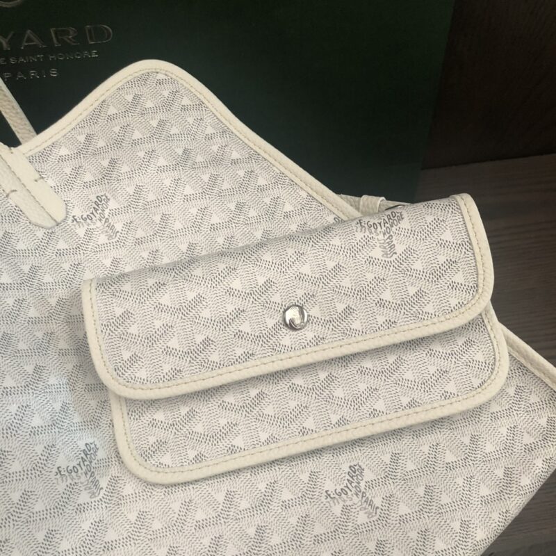 Goyard Hardy PM Bag White - Image 6