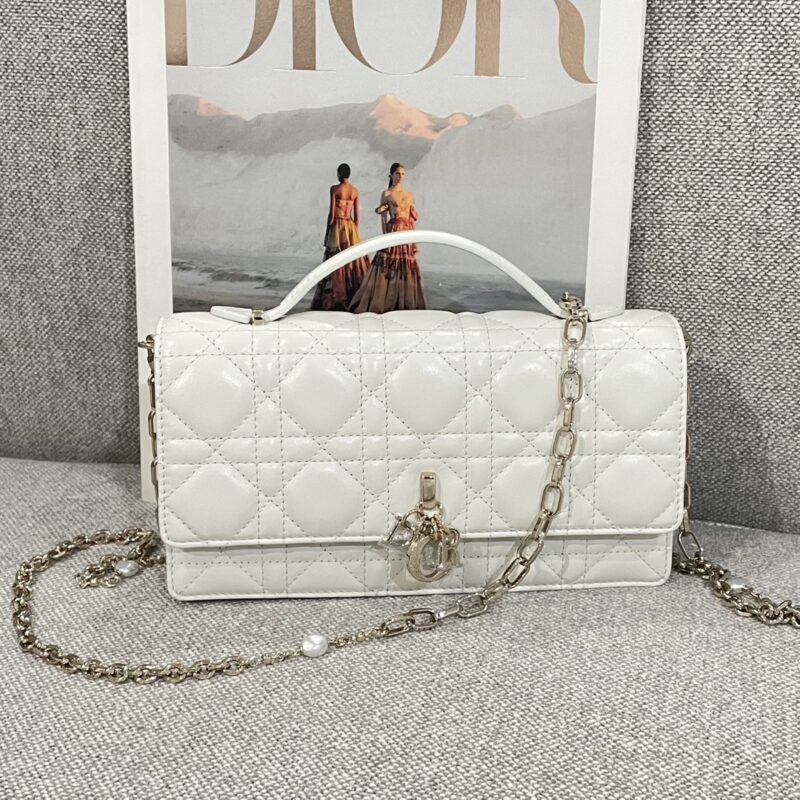 My Dior Mini Bag Latte Cannage Lambskin - Image 4