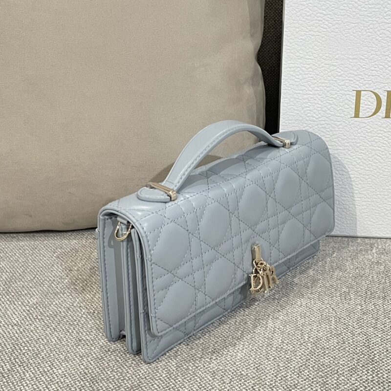 My Dior Mini Bag Pale Blue Cannage Lambskin - Image 2