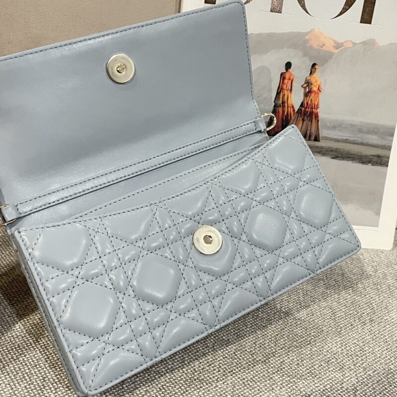 My Dior Mini Bag Pale Blue Cannage Lambskin - Image 5