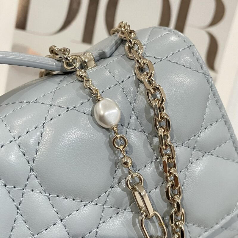 My Dior Mini Bag Pale Blue Cannage Lambskin - Image 8