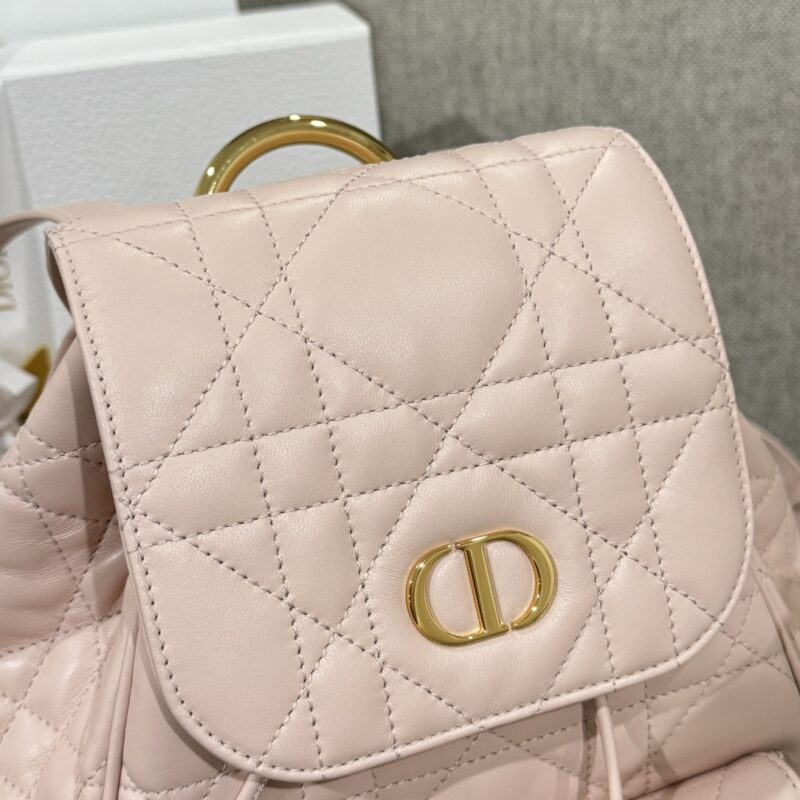 Medium Dior Caro Backpack Pink - Image 2