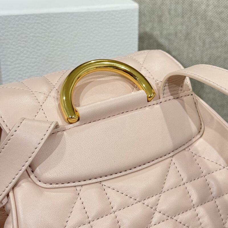 Medium Dior Caro Backpack Pink - Image 4