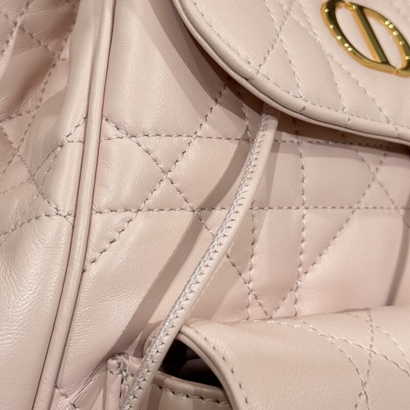 Medium Dior Caro Backpack Pink - Image 6