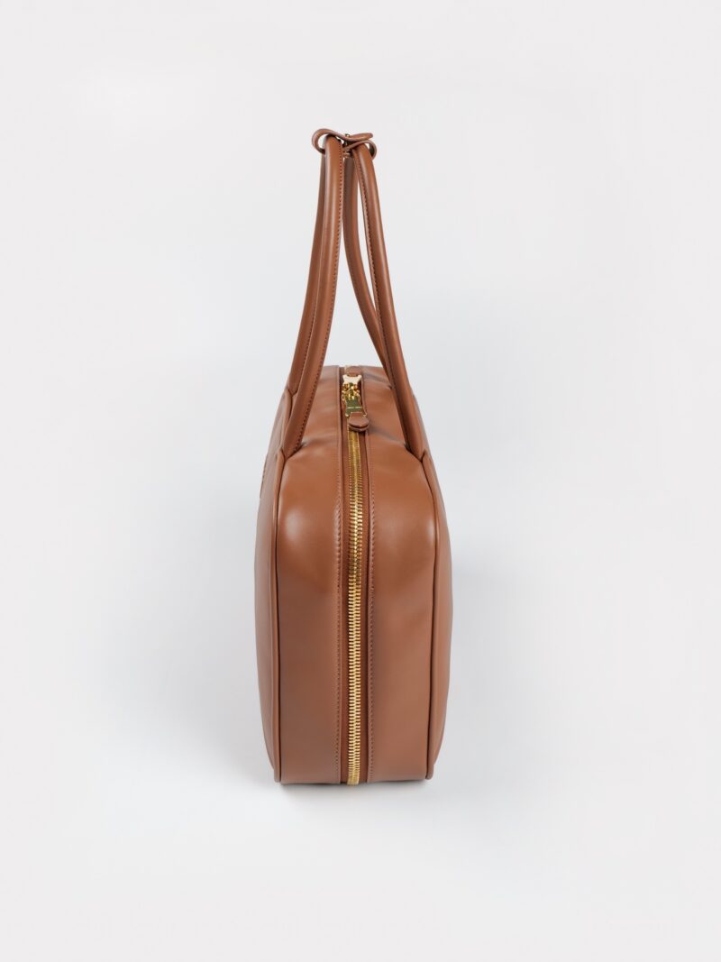 Miumiu Leather Beau bag Cognac - Image 3