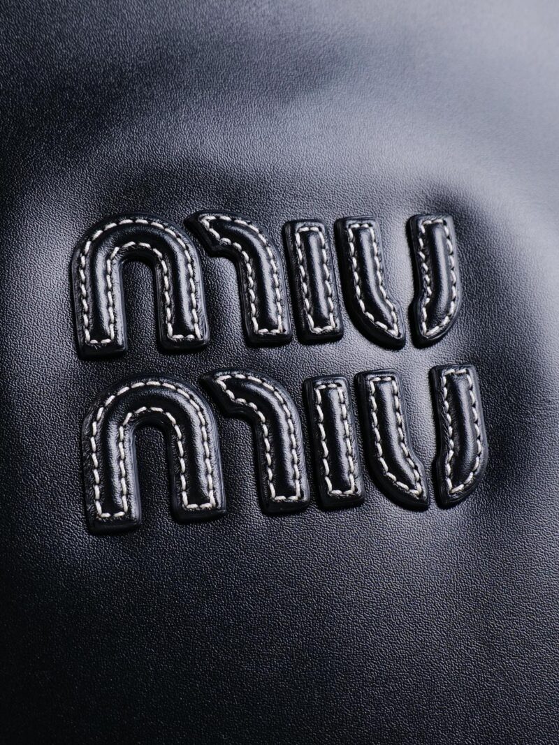 Miumiu IVY leather bag Black - Image 3