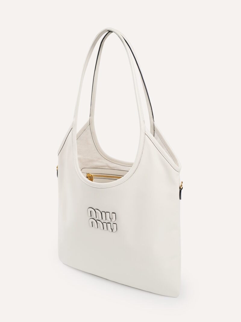 Miumiu IVY leather bag White - Image 3